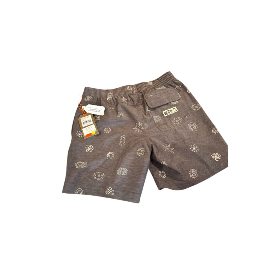 Men's Howler Brothers board shorts Gray White small k27 - Picture 2 of 3